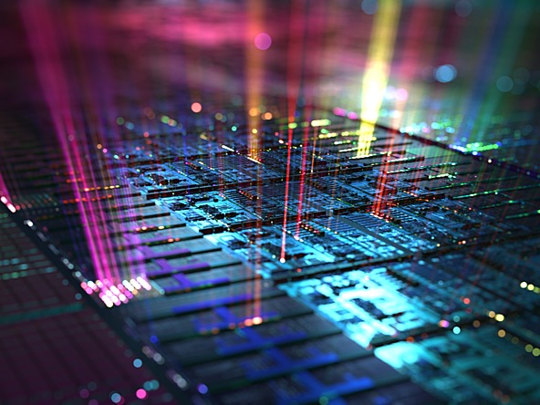 Synthetic data abstract image